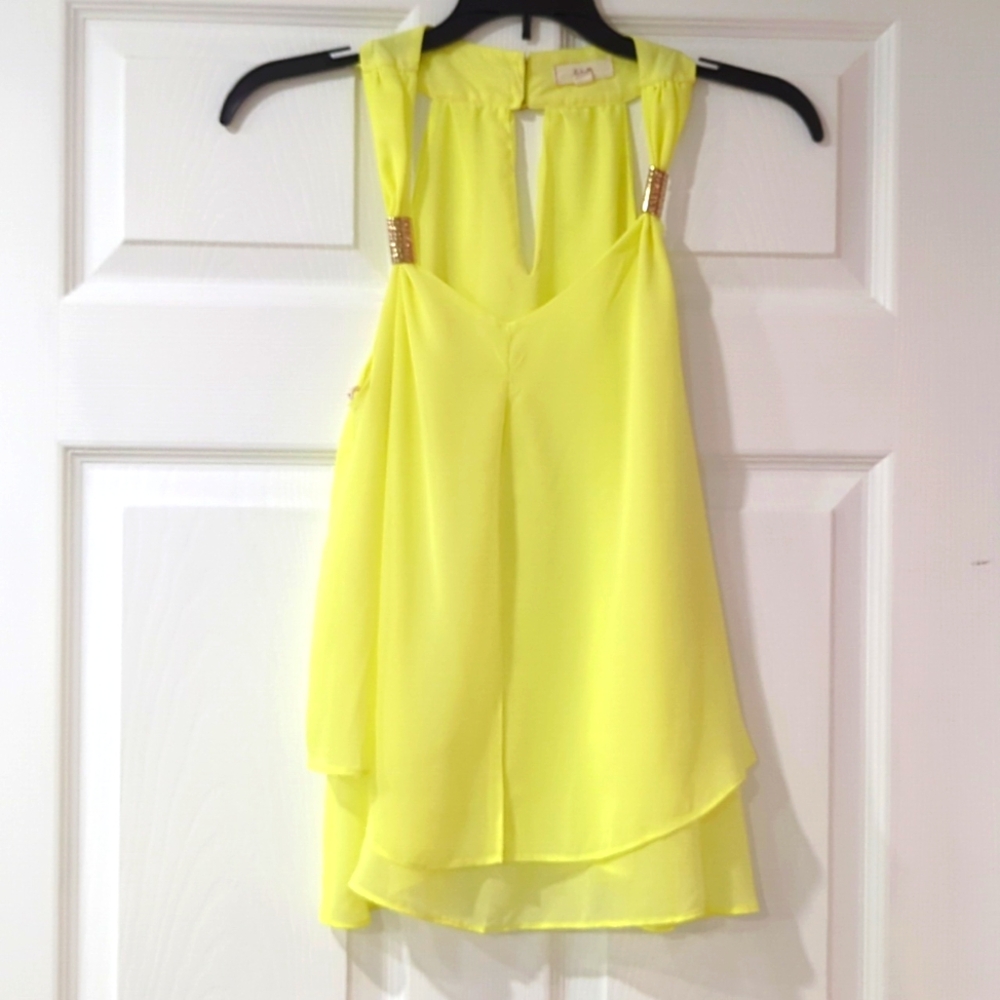 EM Yellow Summer Top
